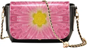 Crossbody Bags for Women Trendy Women's Black Shoulder Bag Small PU Leather Flap Cross Body Bag Handbags