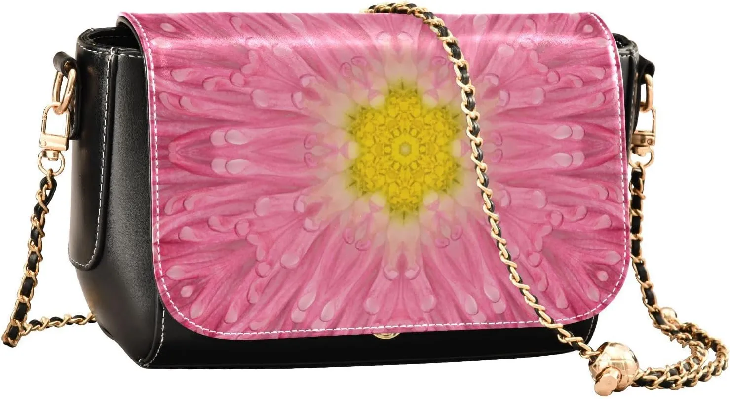 Crossbody Bags for Women Trendy Women's Black Shoulder Bag Small PU Leather Flap Cross Body Bag Handbags