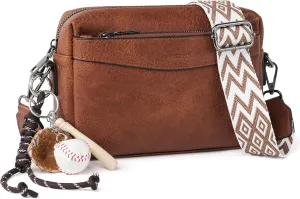 Crossbody Purses, Simple Fashion Crossbody with Removable Shoulder Strap, Multi-Pocket Crossbody Bags for Women