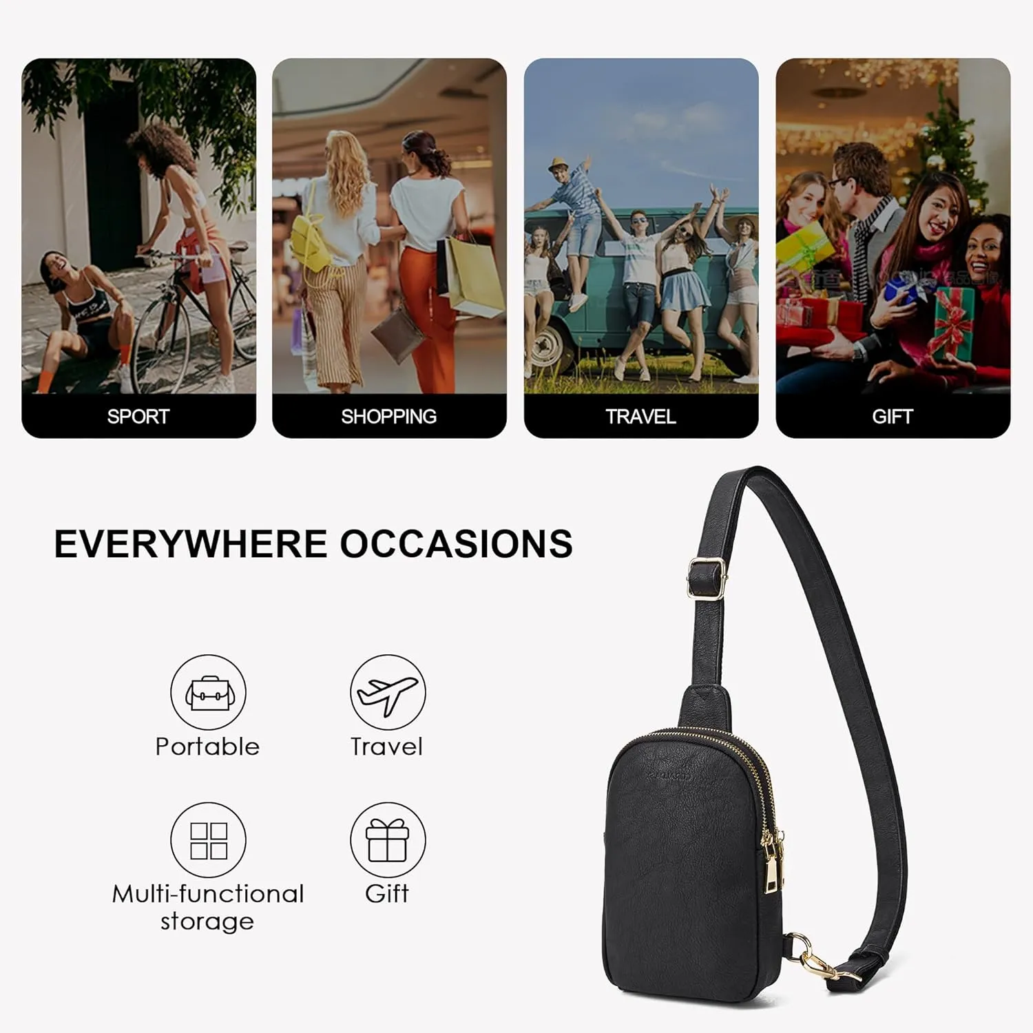 Crossbody Sling Bags & Fanny Packs - Women's Belt Bag Gifts