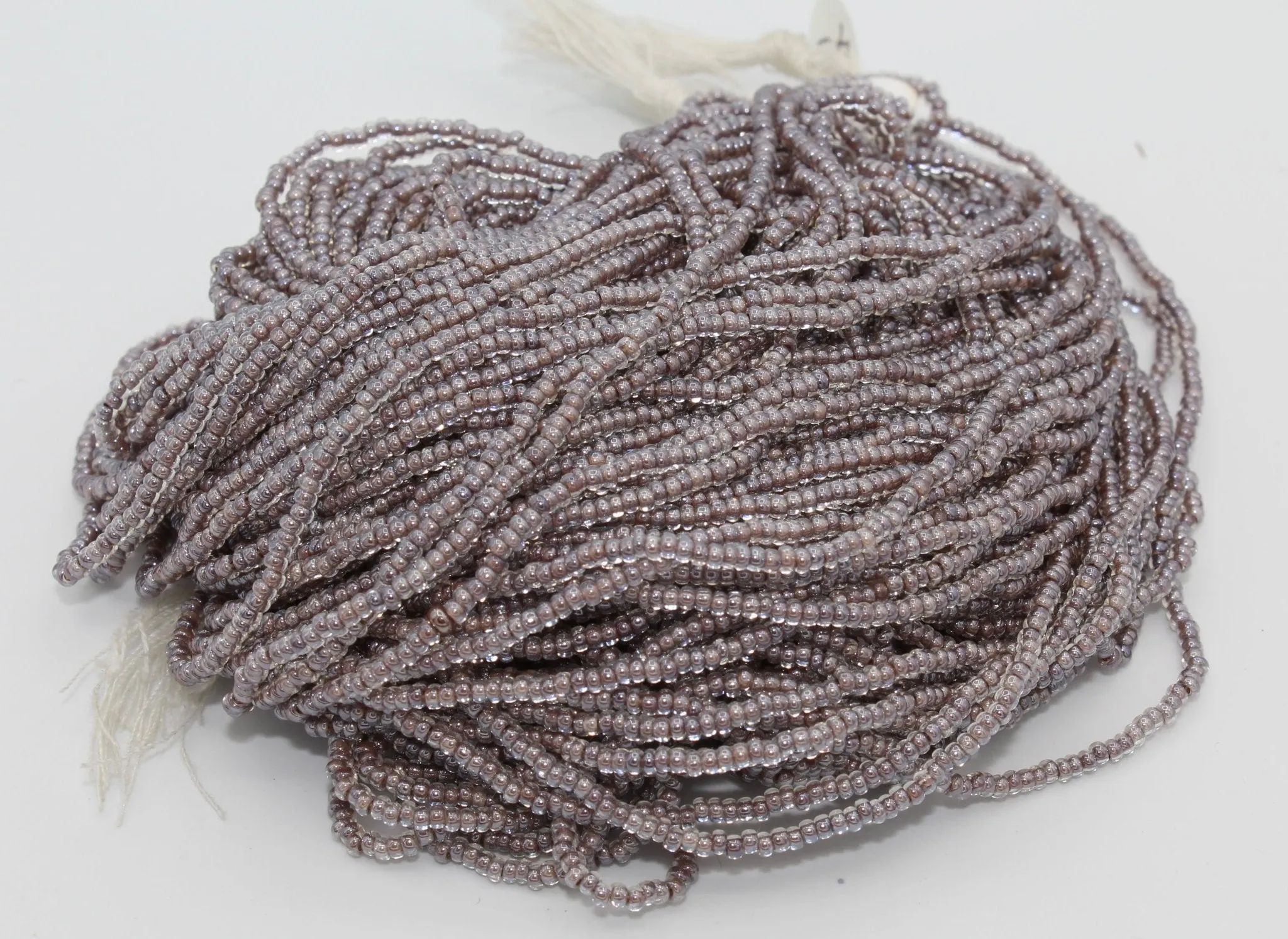 Crystal Taupe Lined Seed Beads - 11 - 38118