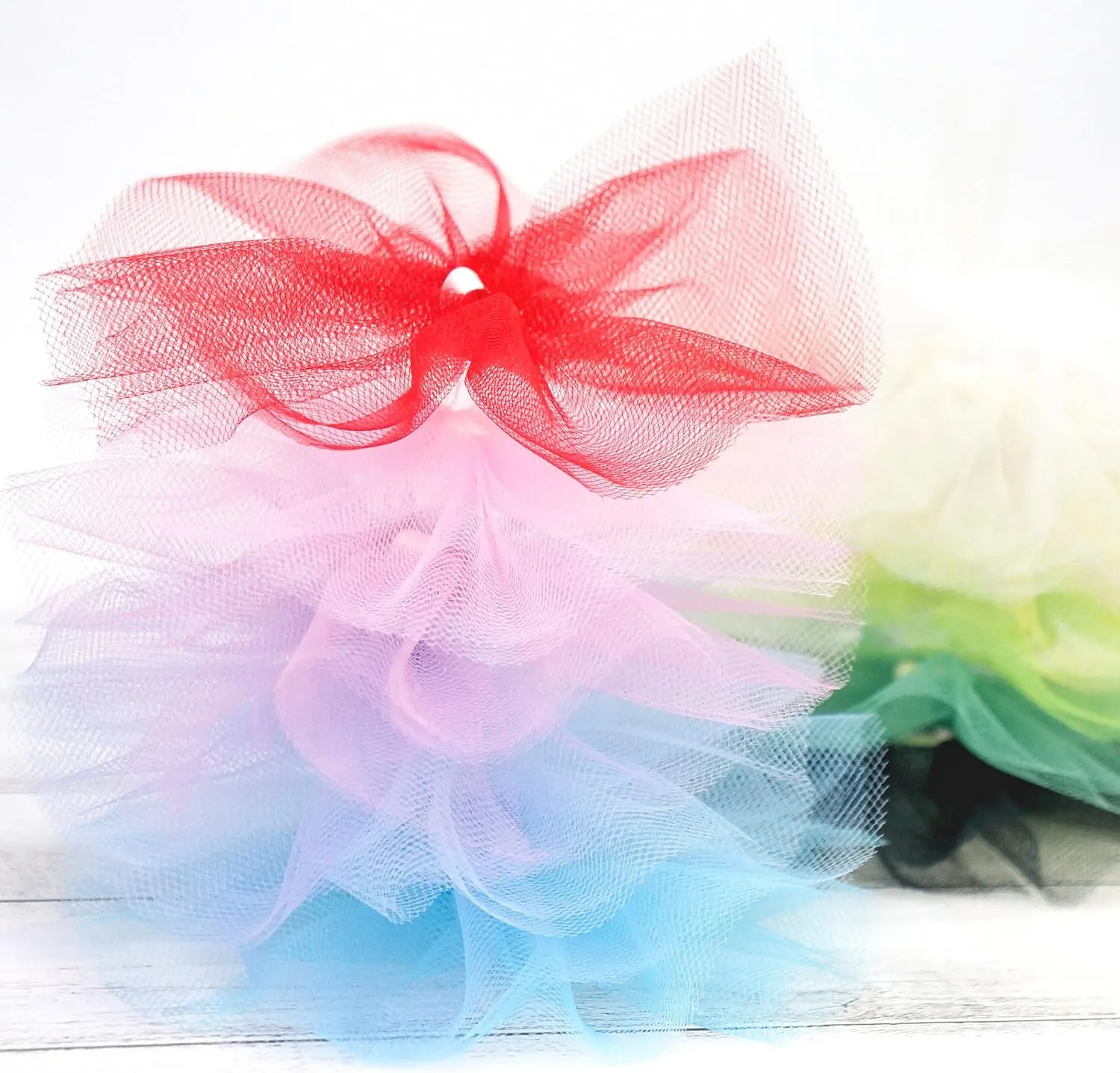 CT CRAFT LLC Tulle Fabric Roll 6" x 200 Yards Turquoise Blue Wedding Decoration Party Backdrop Baby Shower Table Tutu Skirts Gift Wrapping Chair Bow Easter Halloween Christmas Celebration Graduation