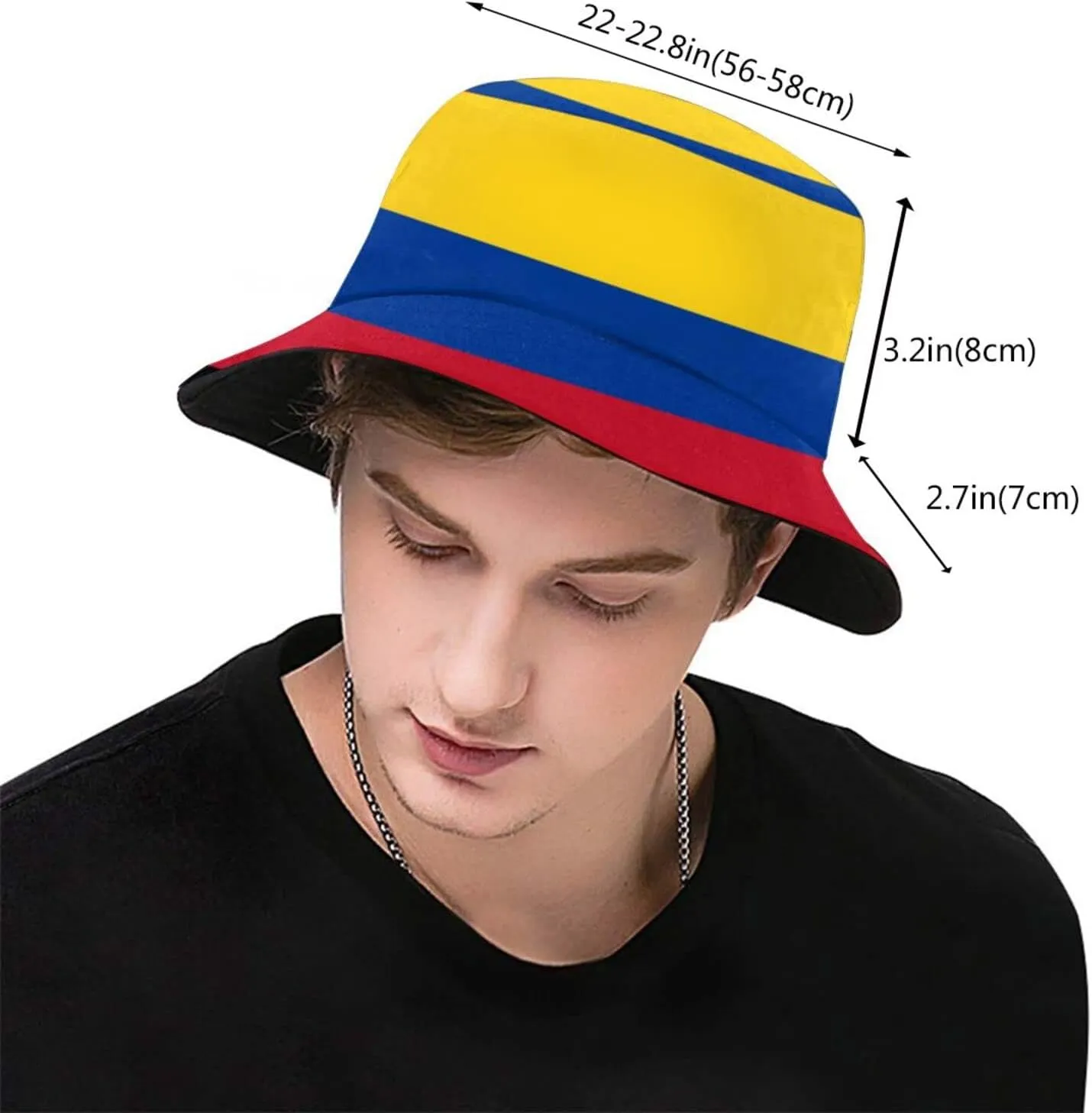 Cute Flag Bucket Hats Fashion Packable Patriotic Sun Cap Summer Travel Outdoor Fisherman Cap for Adults Women Men