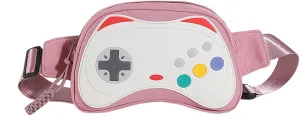 Cute Gamepad Waist Bag Novelty Fanny Pack for Women Men Gamer Controller Crossbody Bum Belt Bag for Hiking Travel Purse