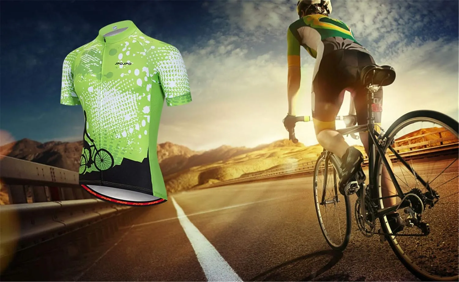 Cycling Jersey Men Bike Short Sleeve Tops S-3XL Full Zipper Reflective 3-Pockets