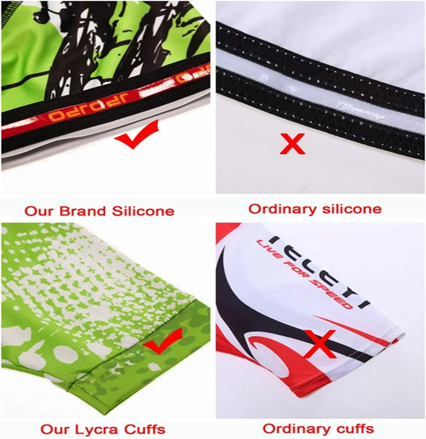 Cycling Jersey Men Bike Short Sleeve Tops S-3XL Full Zipper Reflective 3-Pockets