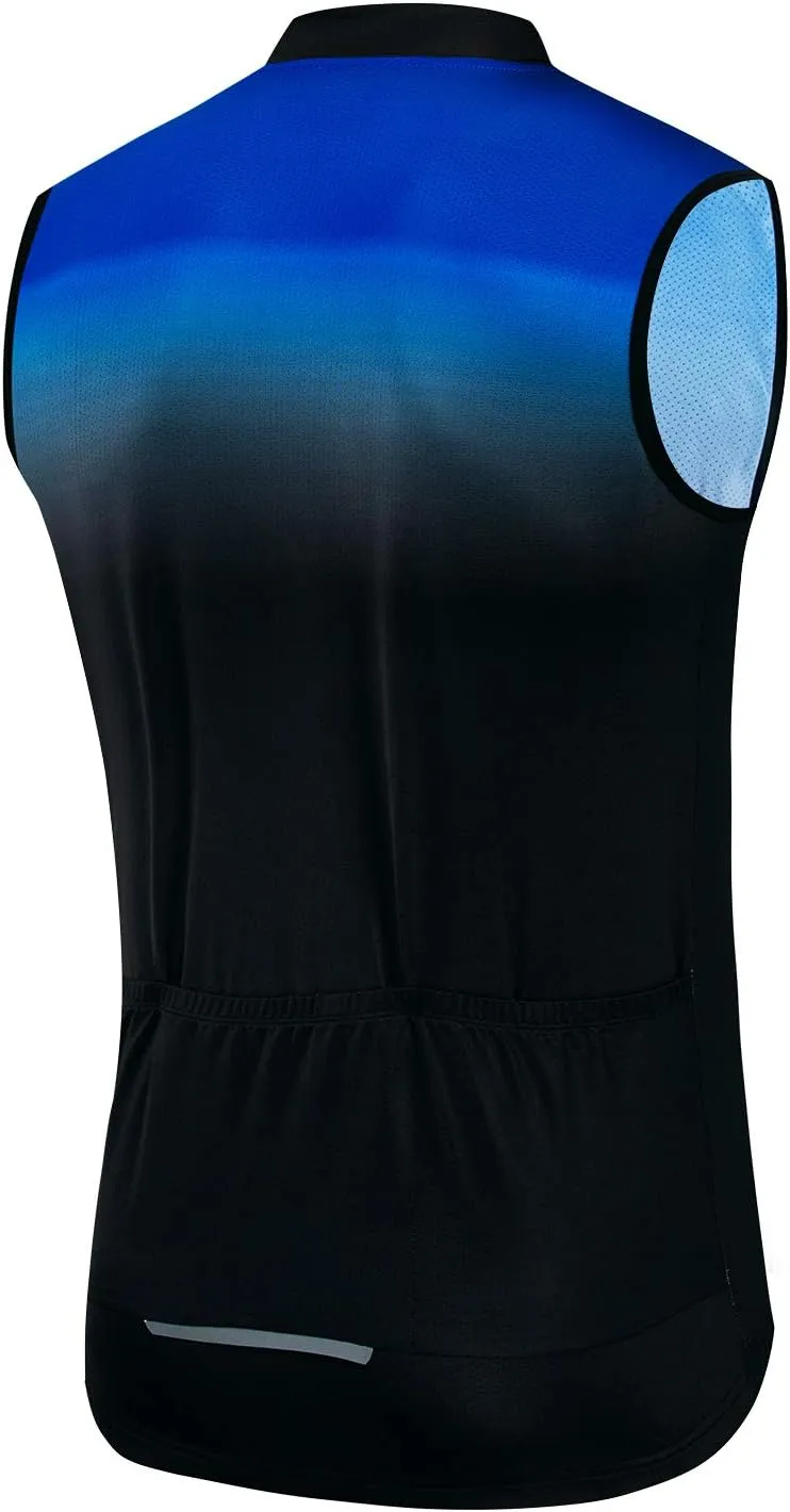 Cycling Vest Men Sleeveless Bike Jersey Shirts Cycle Team Bicycle Jacket Tops