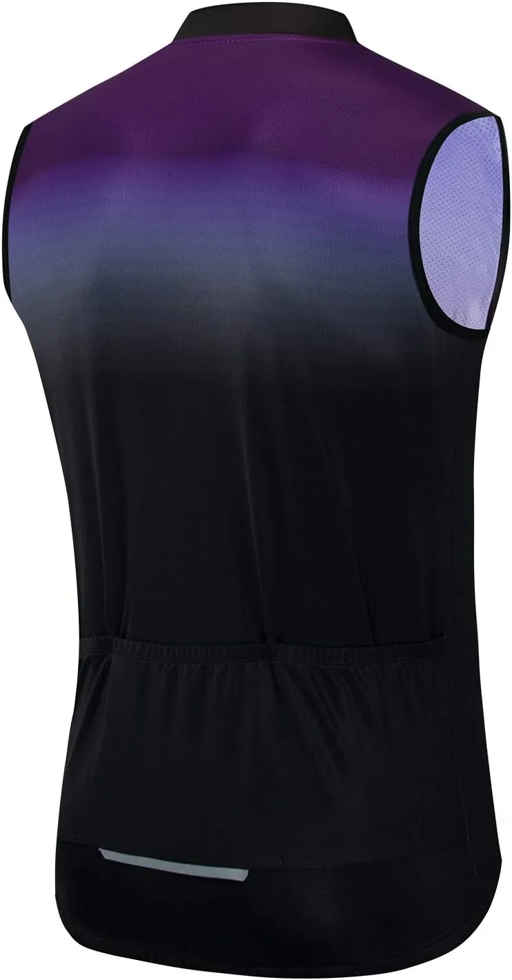 Cycling Vest Men Sleeveless Bike Jersey Shirts Cycle Team Bicycle Jacket Tops