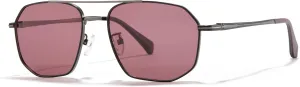 Cyxus Military Aviator Sunglasses for Men Trendy Pilot Shade Metal Frame Polarized Lens UV Protection for Outdoor