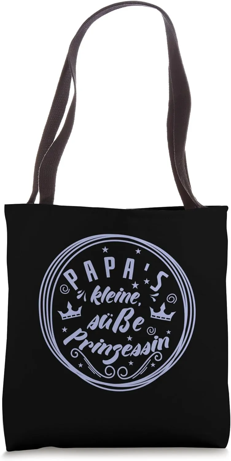 Daddy's little, cute Princess Tote Bag