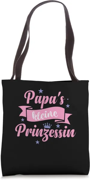 Daddy's Princess Father and Daughter Tote Bag