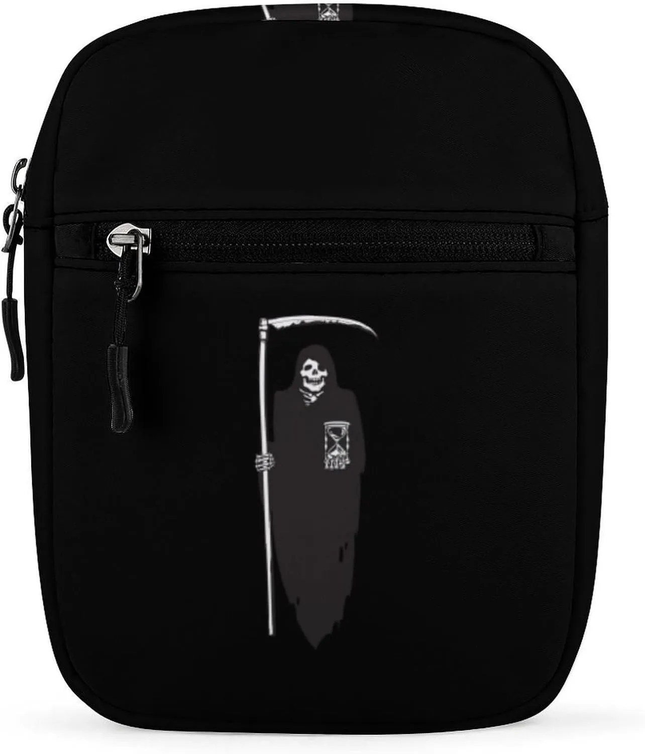 Death Scythe Grim Reaper Mini Crossbody Bag Anti-Theft Side Shoulder Bags Messenger Bag Unisex