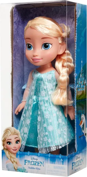 Disney 039897989211 Frozen Elsa Toddler Doll, Blue