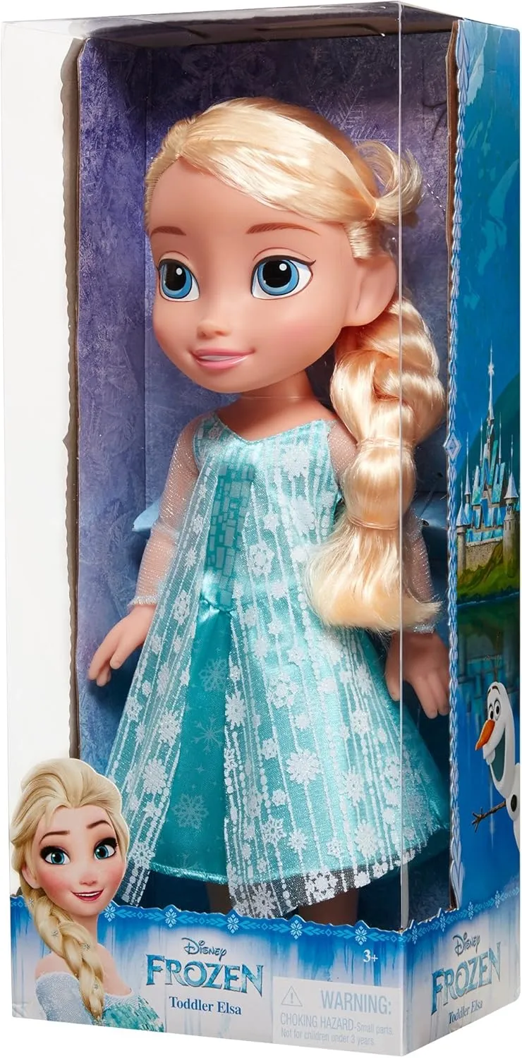 Disney 039897989211 Frozen Elsa Toddler Doll, Blue
