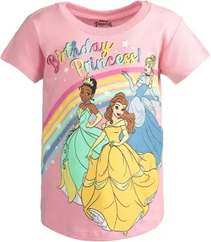 Disney Junior Birthday Girls T-Shirt Toddler to Big Kid Sizes (2T - 14-16)
