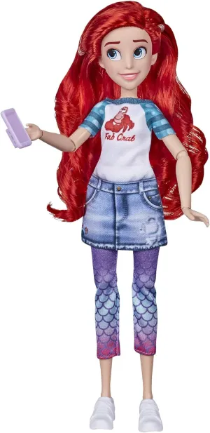 Disney Princess Comfy Squad Ariel, Ralph Breaks The Internet Movie Fashion Doll with Comfy Clothes and Accessories, Toy for Girls 5 and Up
