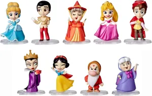Disney Princess Hasbro Comics Adventure Discoveries Collection,Doll Set with 9 Figures,Bases,Display Castle and Case,Toy for Girls 3 and Up (Amazon Exclusive)