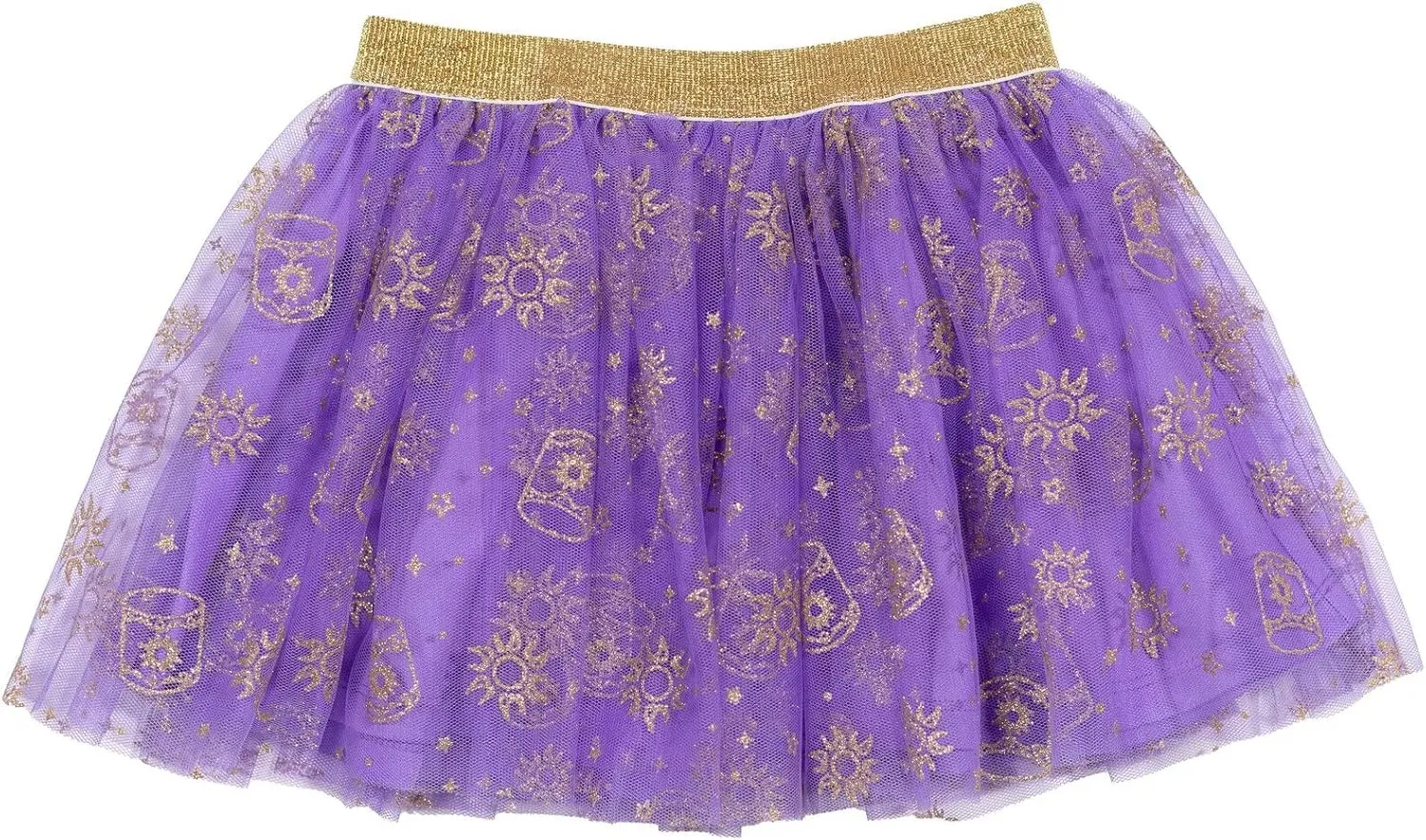 Disney Princess Moana Frozen Girls T-Shirt Tulle Mesh Skirt and Scrunchie 3 Piece Outfit Set Toddler to Big Kid