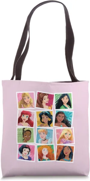 Disney Princess Photos Portrait Picture Collection Tote Bag