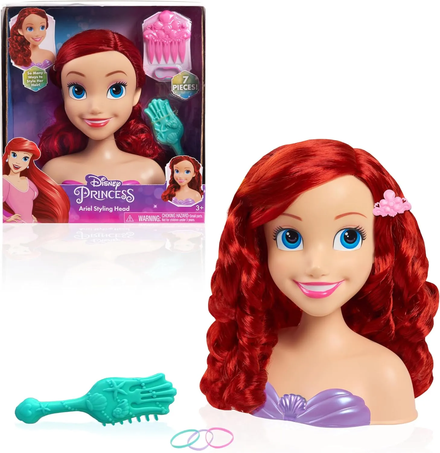 Disney Princess Small Styling Head - Ariel (8L Packaging)