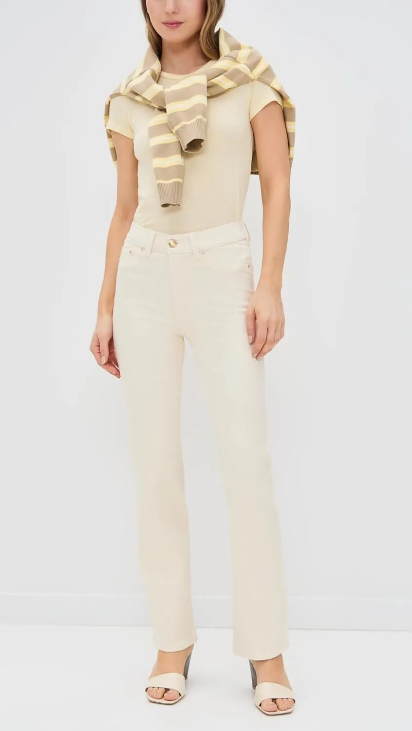 DL1961 Women's Halle Straight Instasculpt High Rise Jeans
