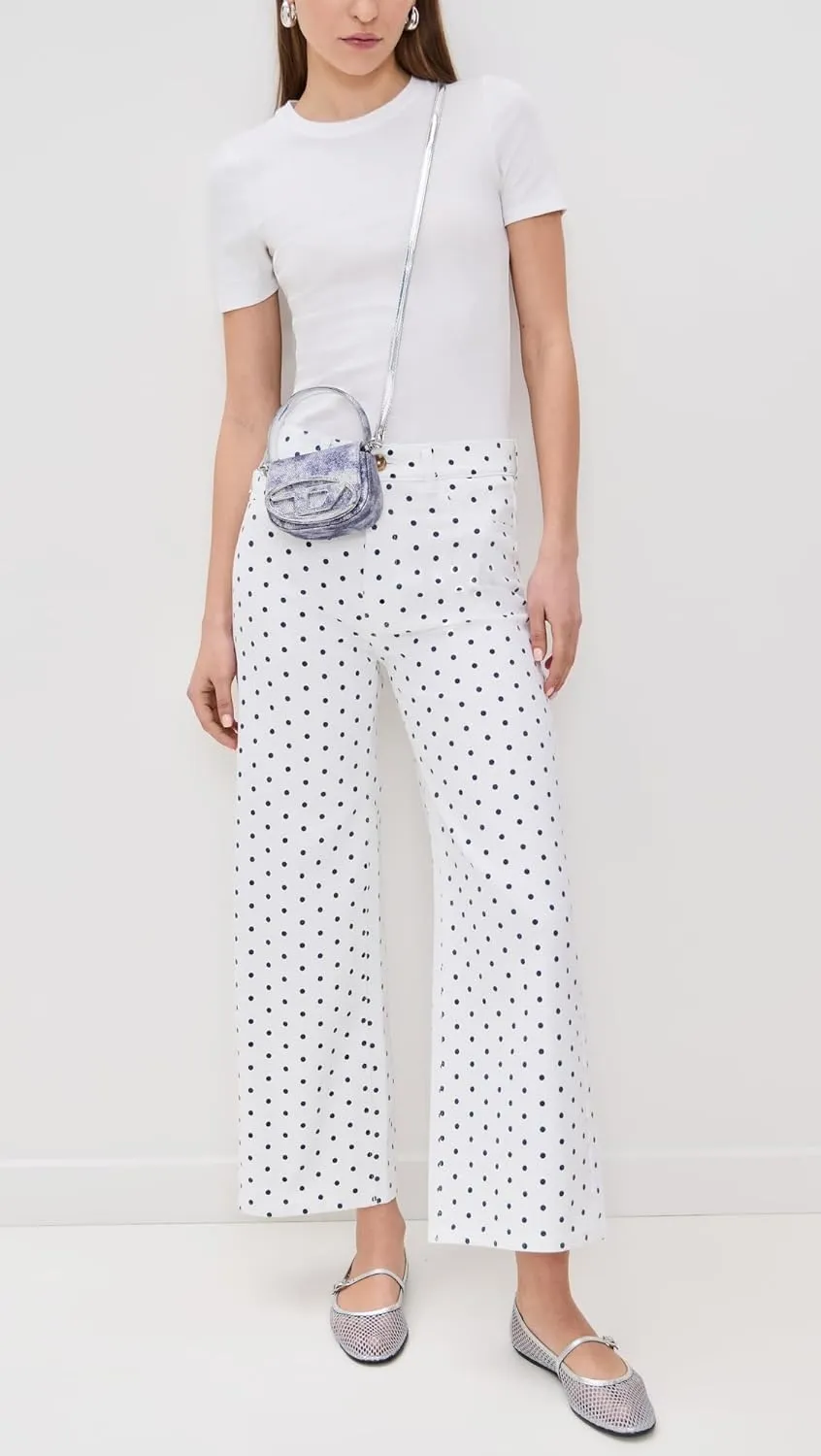 DL1961 Women's Hepburn Wide Leg High Rise Ankle Jeans