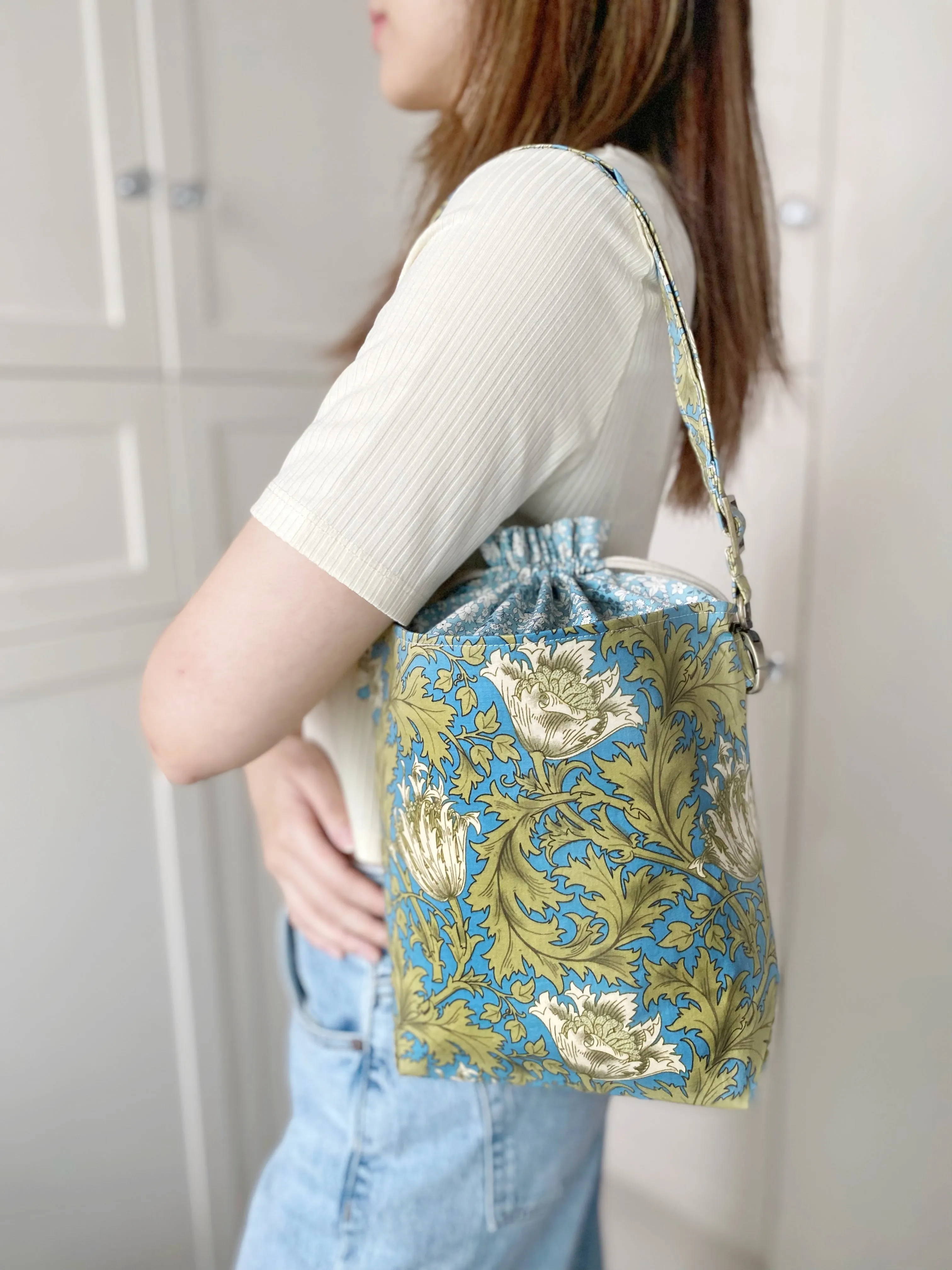 Drawstring Bucket Bag