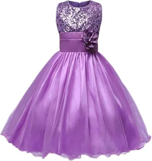 DreamHigh Sequined Flower Girls Party Pegant Dress