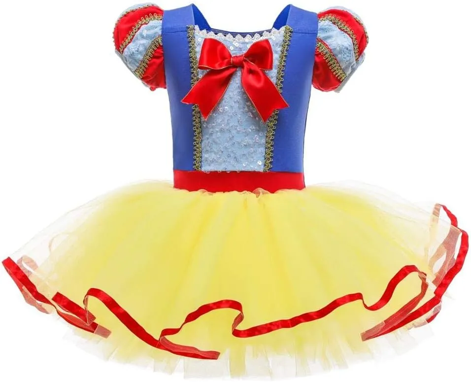 Dressy Daisy Ballet Leotards Tutu Dress for Toddler Girls Ballerina Outfits Dance Costume Dancewear with Tulle Skirt