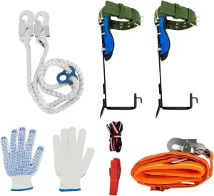 DYRABREST Tree Climbing Spike Tree Climbing Gear Adjustable Tree Climbing Spikes Set Tree Climbing Tool Equipment for Fruit Picking, Aerial Work, Hunting