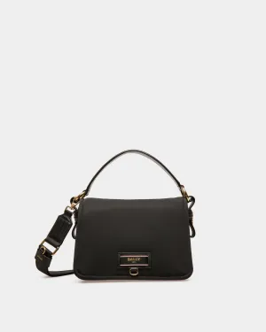 Ekyra Recycled Nylon Crossbody Bag In Black