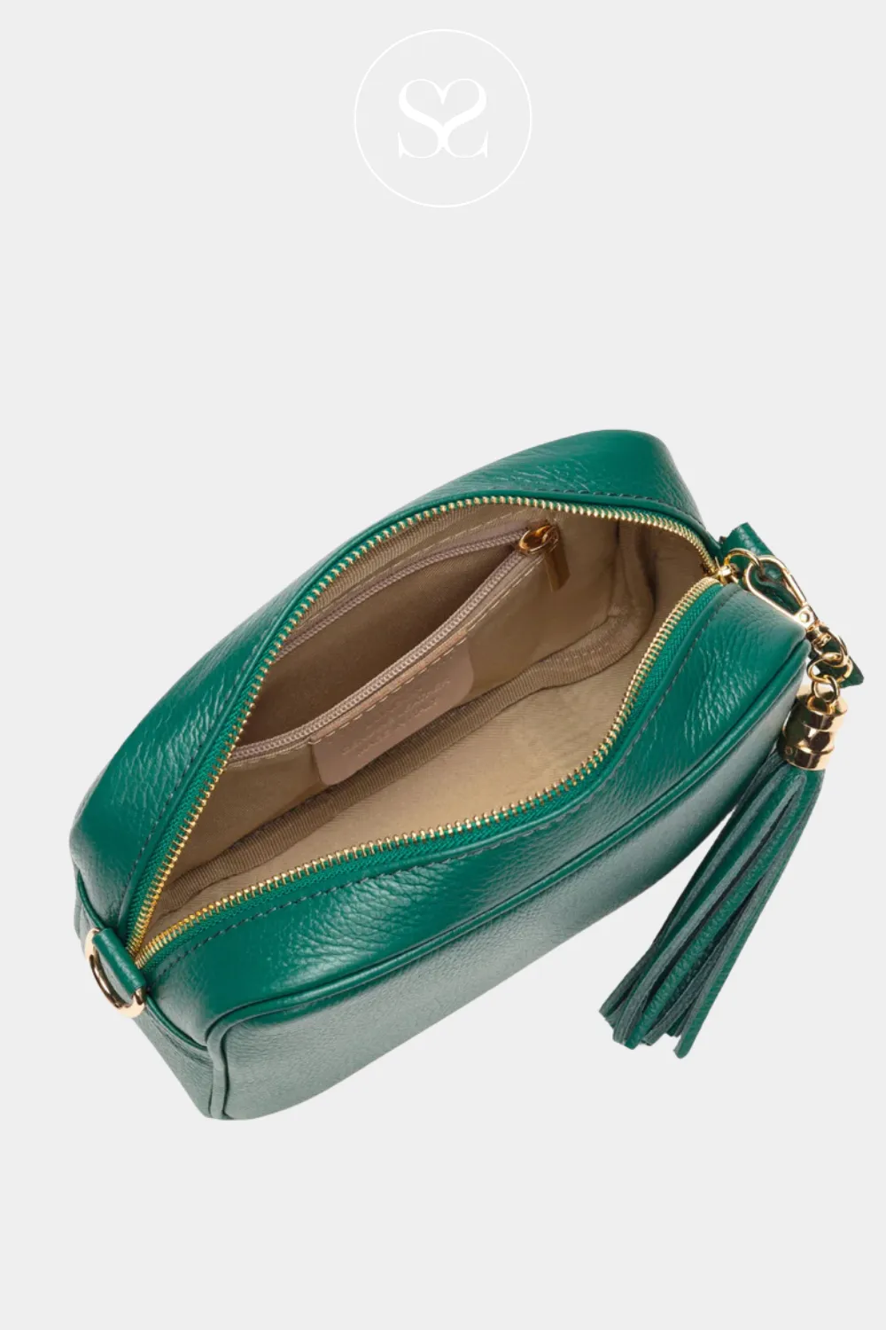 ELIE BEAUMONT - CROSSBODY BAG - PEACOCK