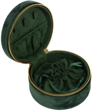 Embroidery Flannelette Portable Bracelet Box Watch Box Vintage Jewelry Box