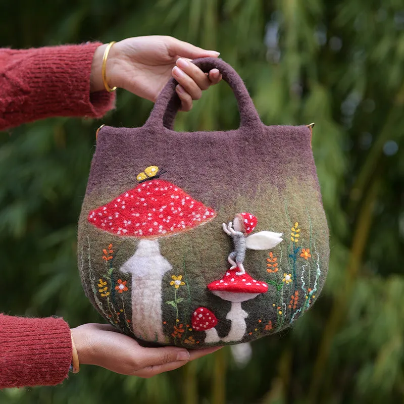 Enchanted Forest Wool Bags: Whimsical Woodland Delights