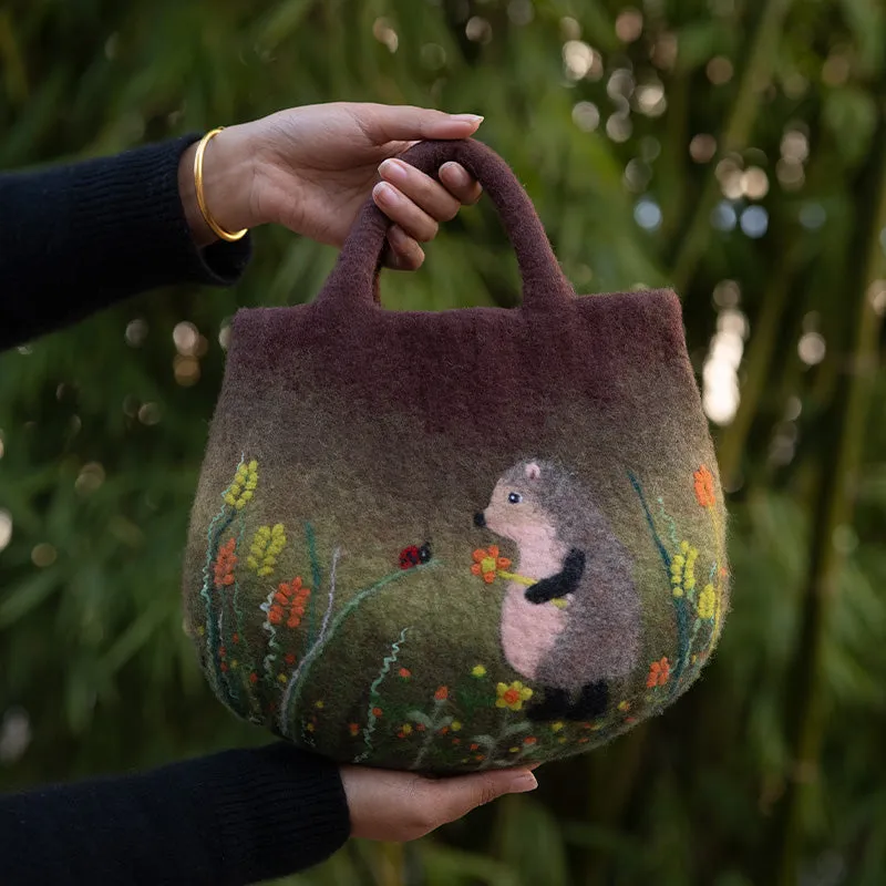 Enchanted Forest Wool Bags: Whimsical Woodland Delights