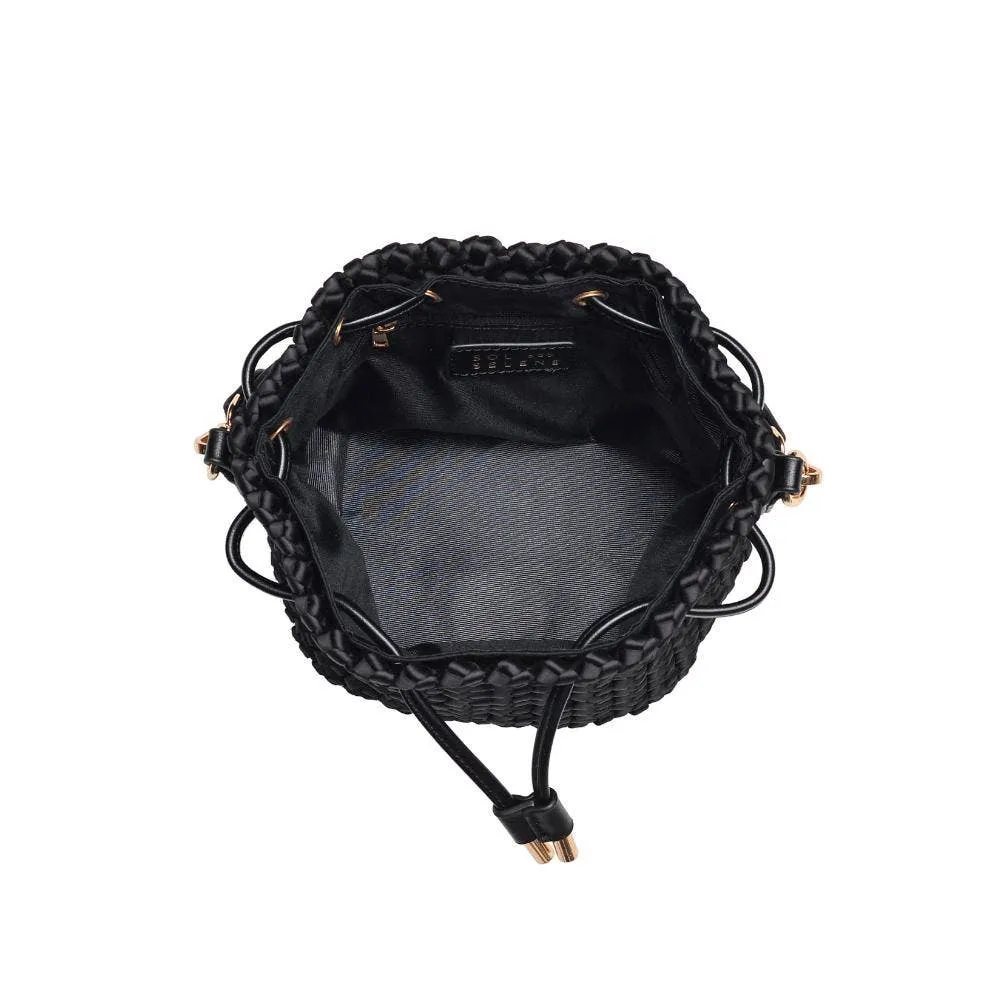 Essence - Hand Woven Knot Crossbody: Black