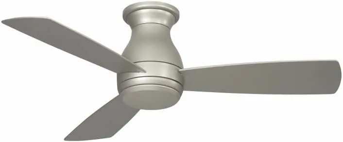 Fanimation Hugh Indoor/Outdoor Ceiling Fan with Blades and LED Light Kit 44 inch - Matte White