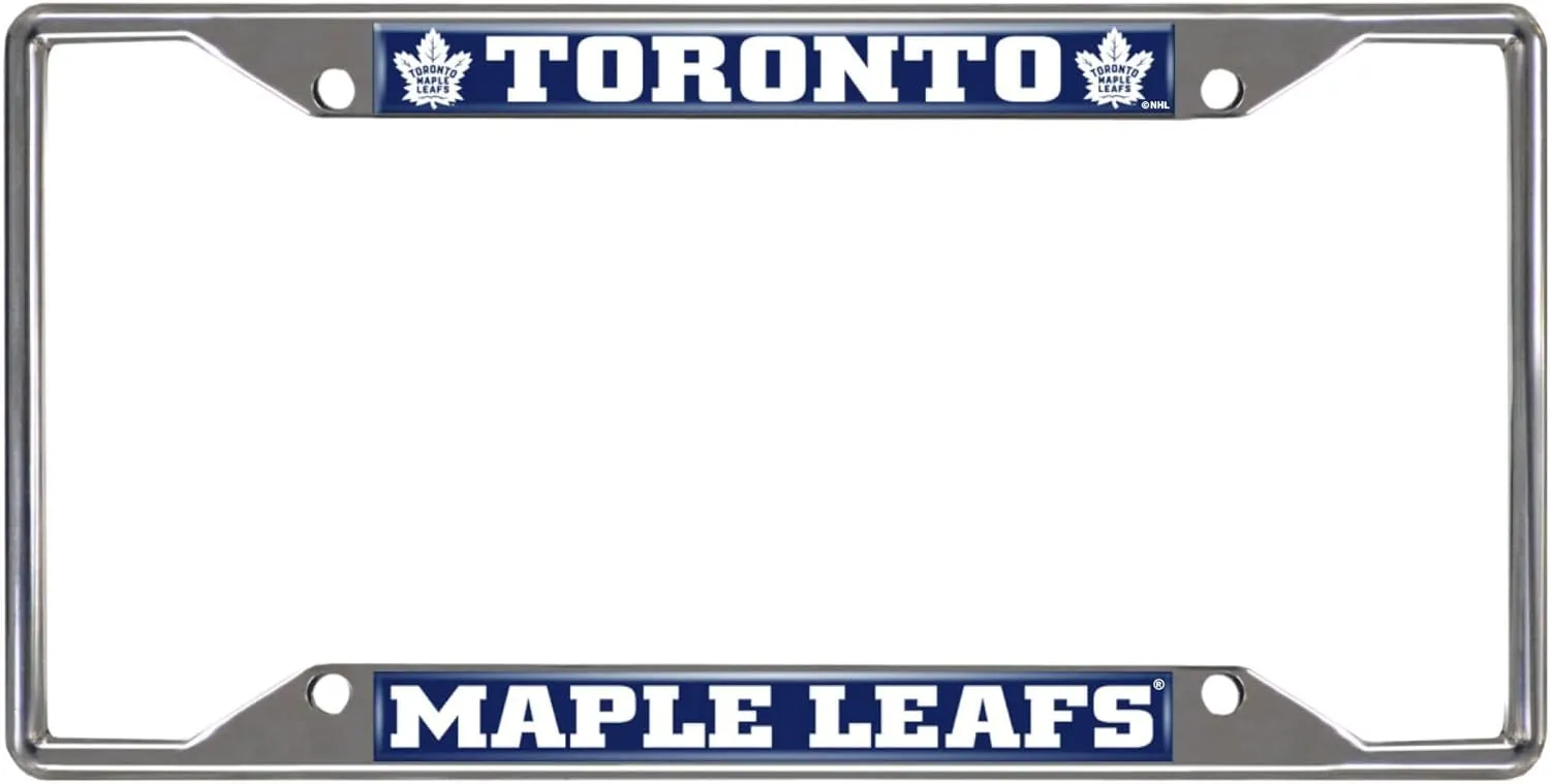 FANMATS NHL Unisex-Adult Chrome Metal License Plate Frame
