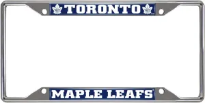 FANMATS NHL Unisex-Adult Chrome Metal License Plate Frame