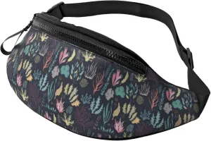 Fanny Packs for Women Men, Colorful seaweed Waist Bag Crossbody Bags for Women Men, Cross Body Bag