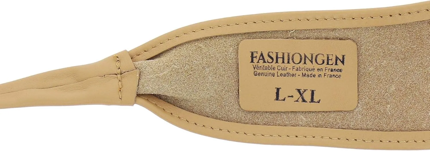 FASHIONGEN - Woman Italian leather Obi belt, CASSIANE