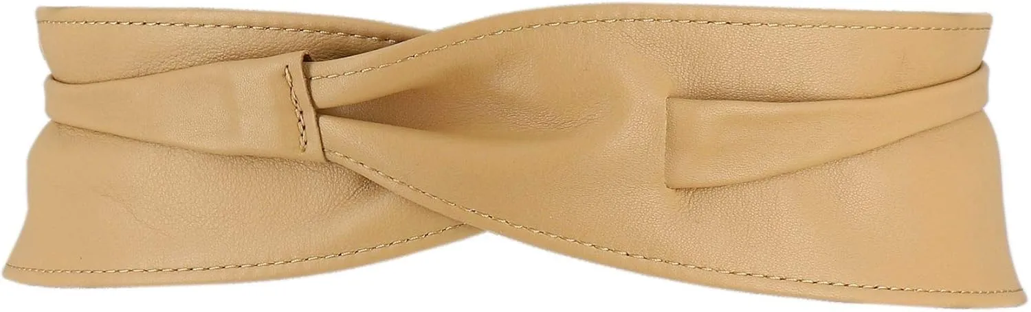 FASHIONGEN - Woman Italian leather Obi belt, CASSIANE