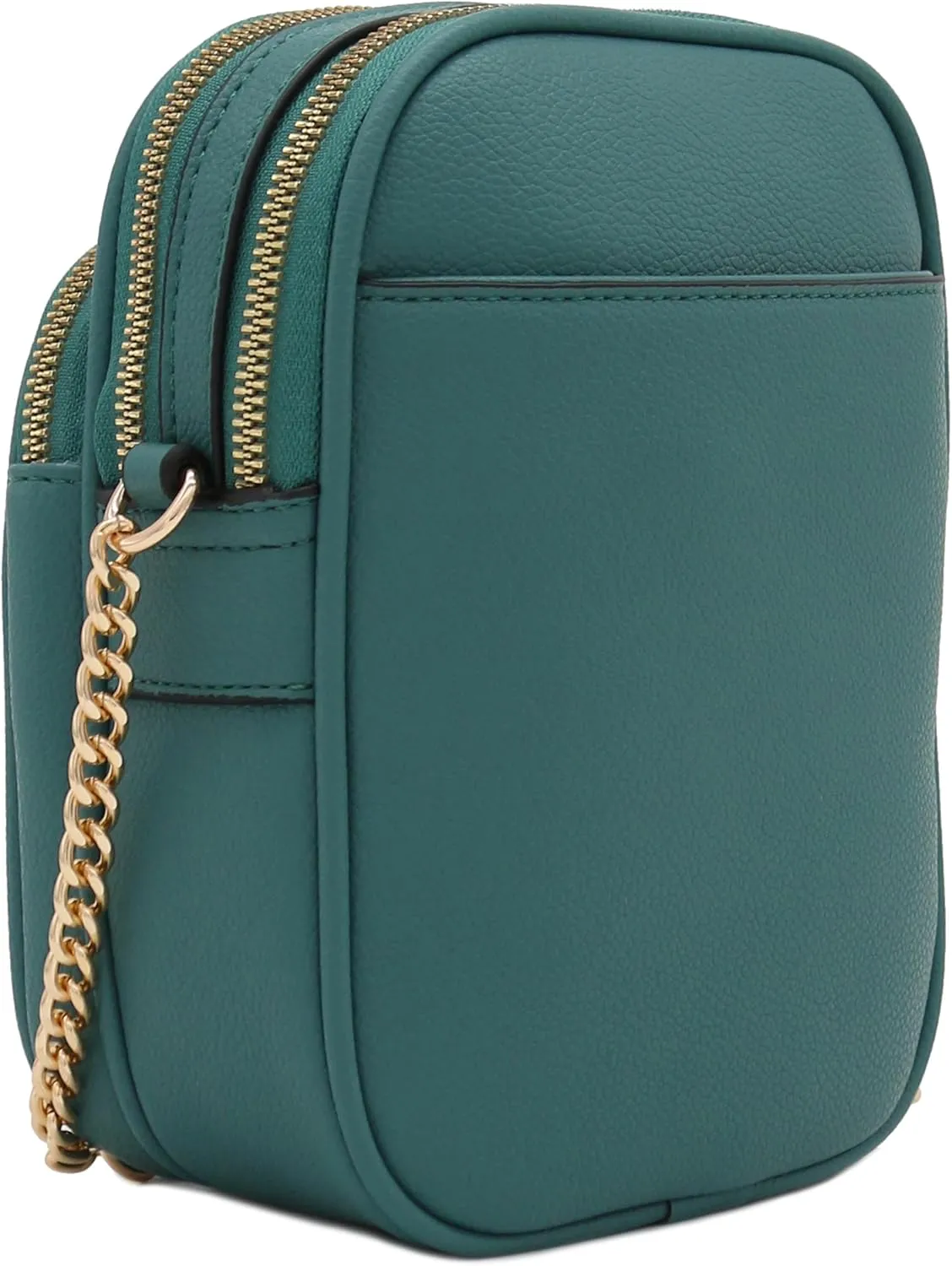 FashionPuzzle Multi Pocket PU Leather Casual Medium Crossbody Bag with Adjustable Strap