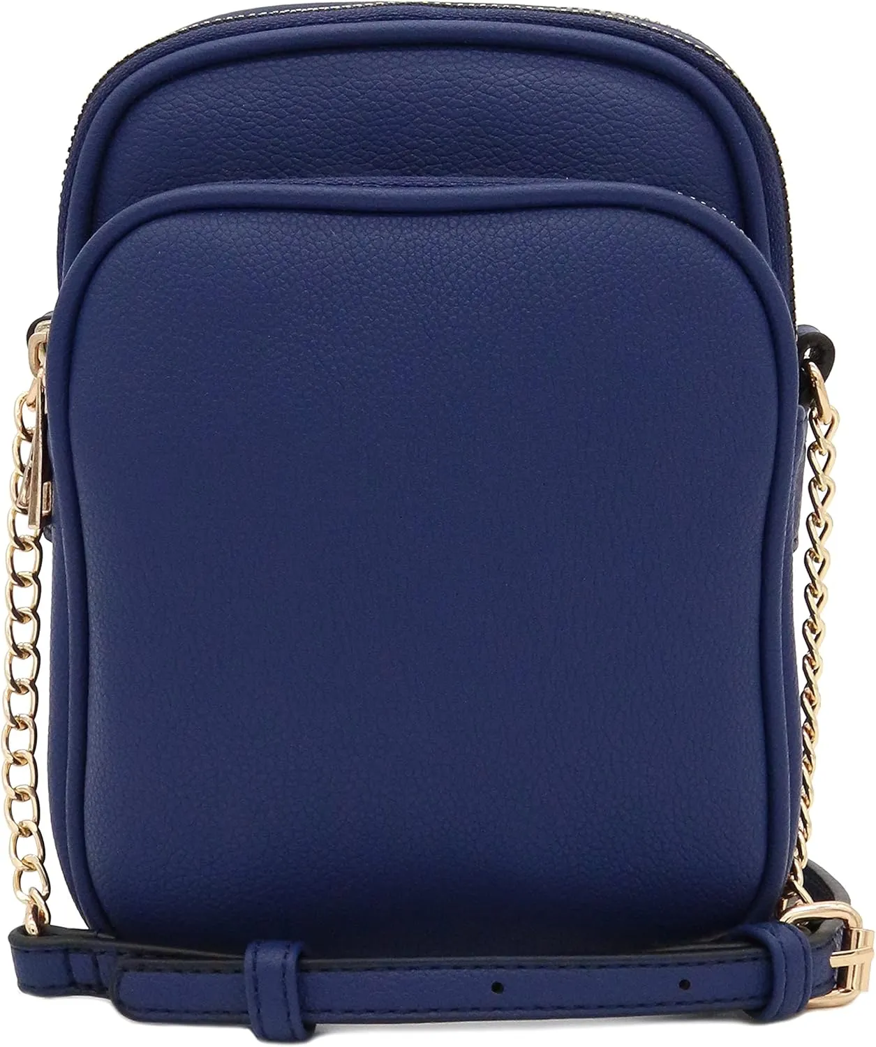 FashionPuzzle Multi Pocket PU Leather Casual Medium Crossbody Bag with Adjustable Strap