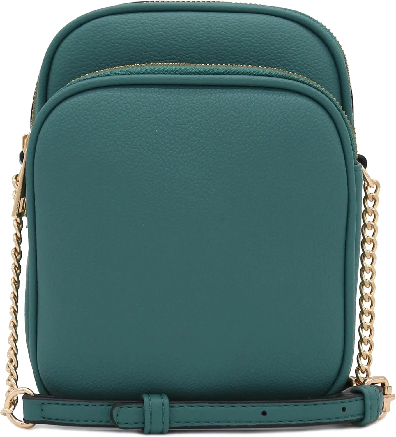 FashionPuzzle Multi Pocket PU Leather Casual Medium Crossbody Bag with Adjustable Strap