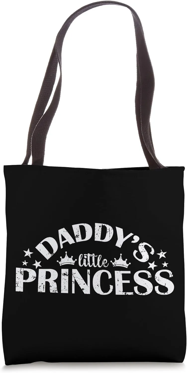 Father and His Little Princess Daddy's Little Princess Tote Bag