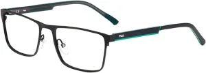 Fila VF9940 0531 Eyeglasses Men's Black Full Rim Rectangular Optical Frame 54mm