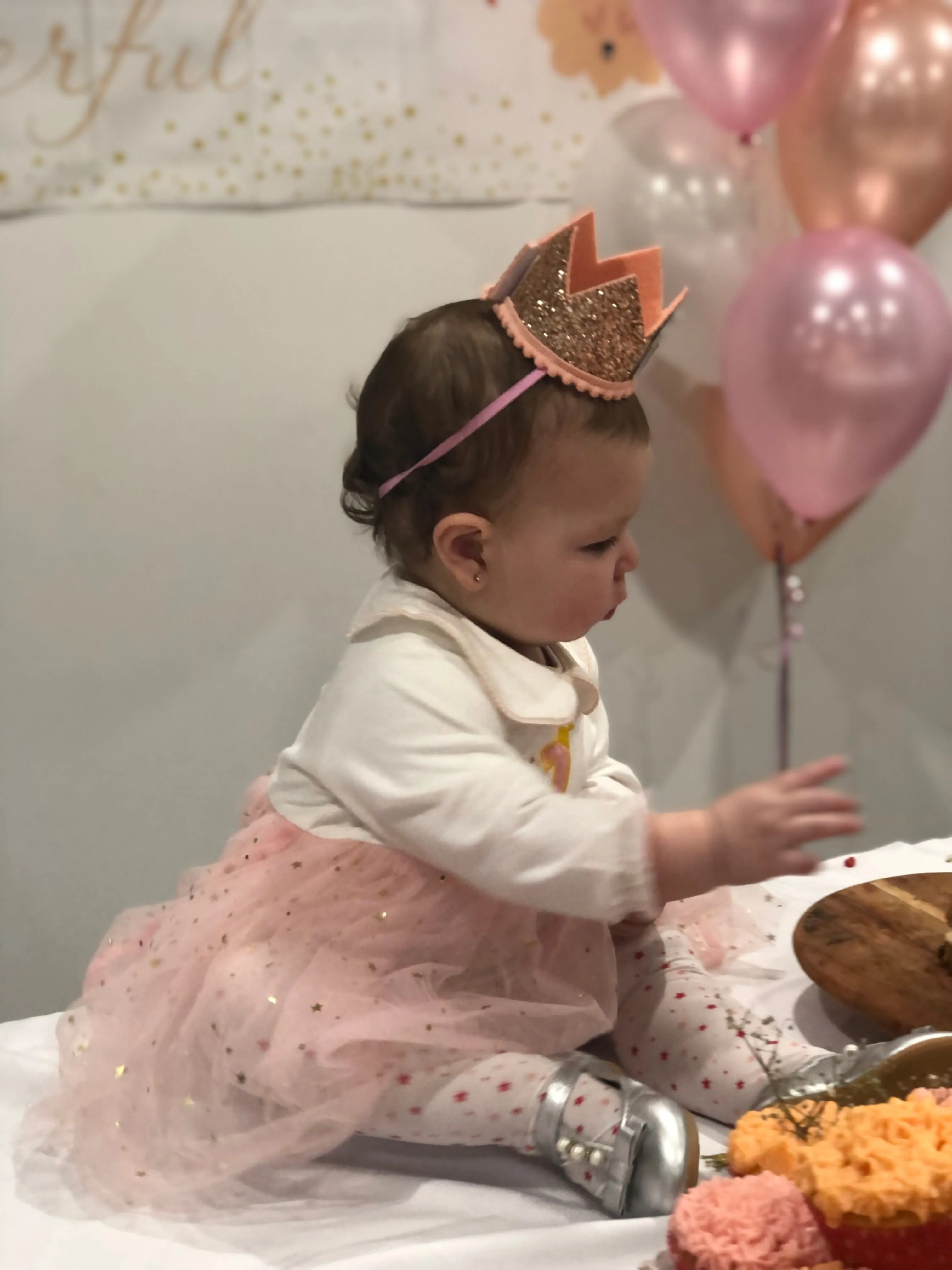 First Birthday Princess Dress - Short and Long Sleeve available