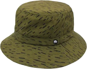 Fits Y'all Microfiber Packable Rain Pattern Bucket Hat: Stain & Water Repellent, Quick Dry, for All Genders