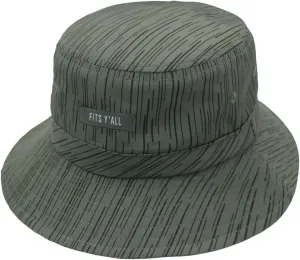 Fits Y'all Microfiber Packable Rain Pattern Bucket Hat: Stain & Water Repellent, Quick Dry, for All Genders